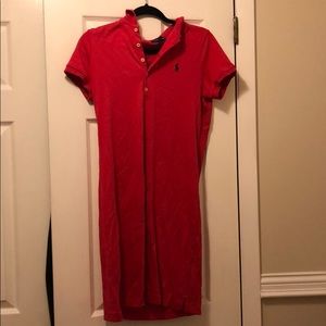 Ralph Lauren size medium pink polo dress
